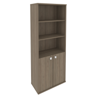 Шкаф высокий широкий (2 низкие двери ЛДСП) Style Л.СТ-1.1